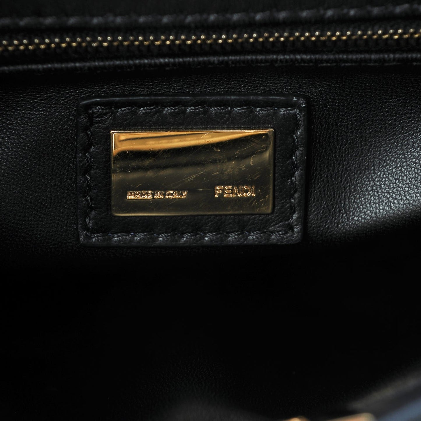 Nappa Mini Peekaboo Iconic Satchel Black