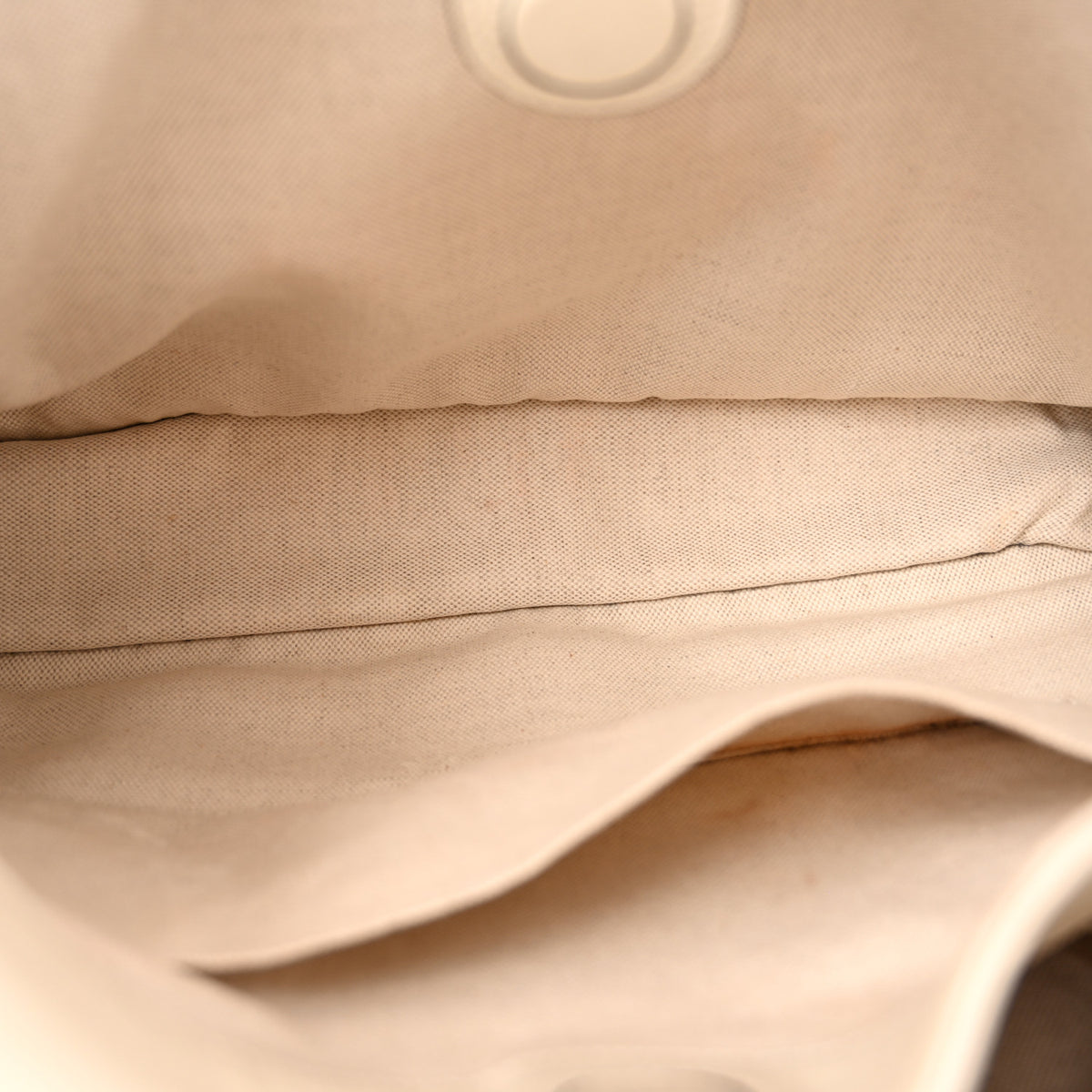 Monogram Calfskin Medium Horsebit 1955 Tote Bag Beige Mystic White