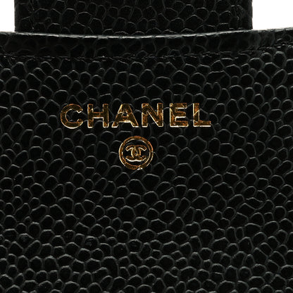Chanel Caviar Quilted Compact Flap Wallet Black 6 of 7