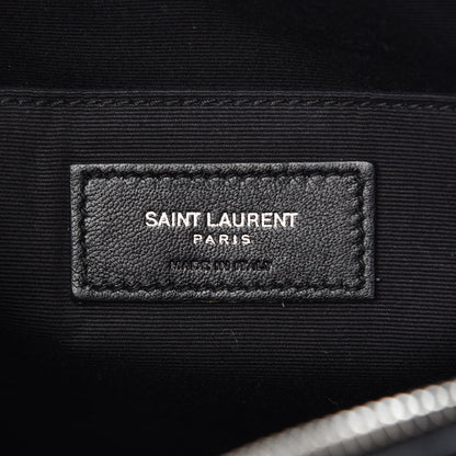 Saint Laurent Lambskin Monogram Small Lou Camera Bag Black 6 of 9