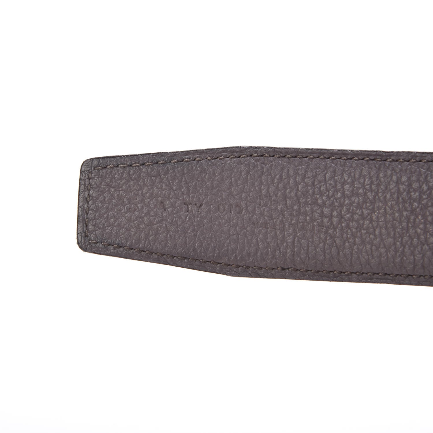 Hermes Box Togo 32mm Belt Strap 85 Black Etain 3 of 10