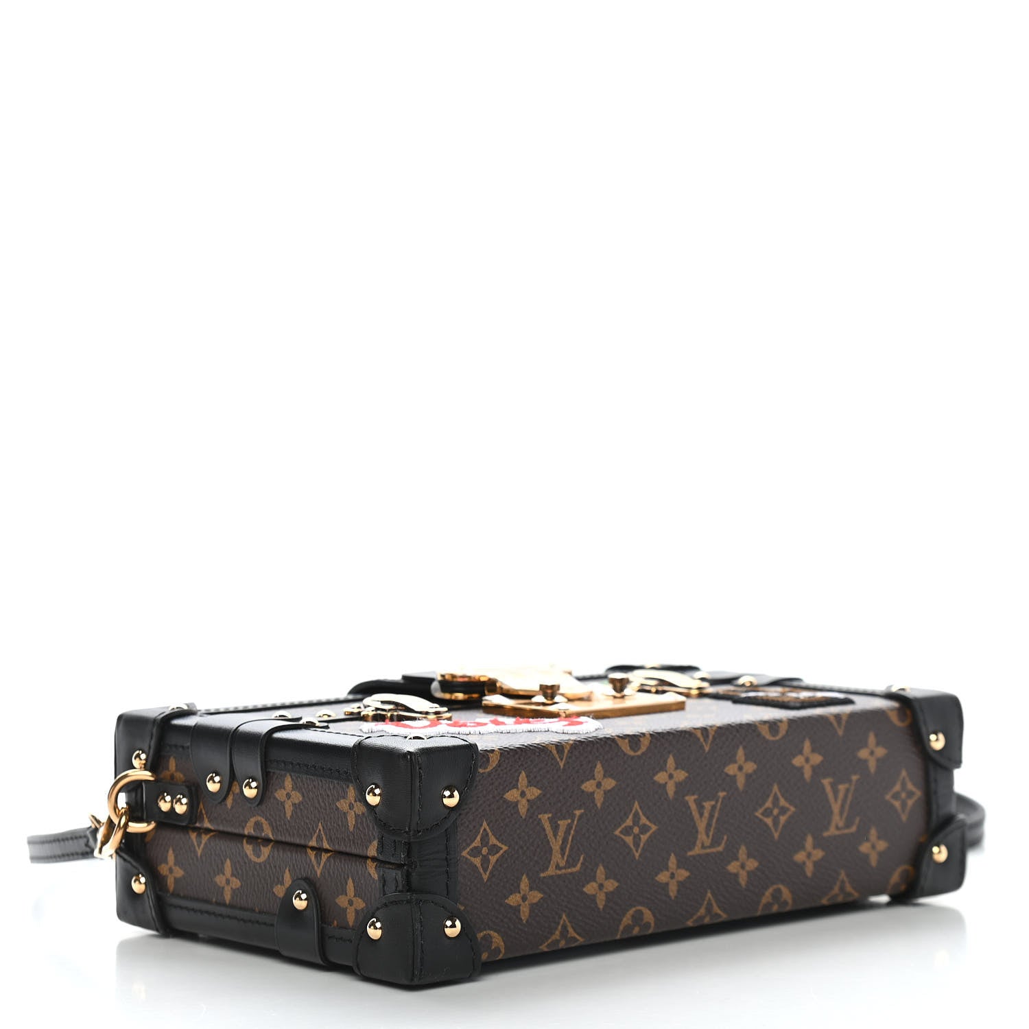 Louis Vuitton Monogram Patches Petite Malle Black 4 of 8