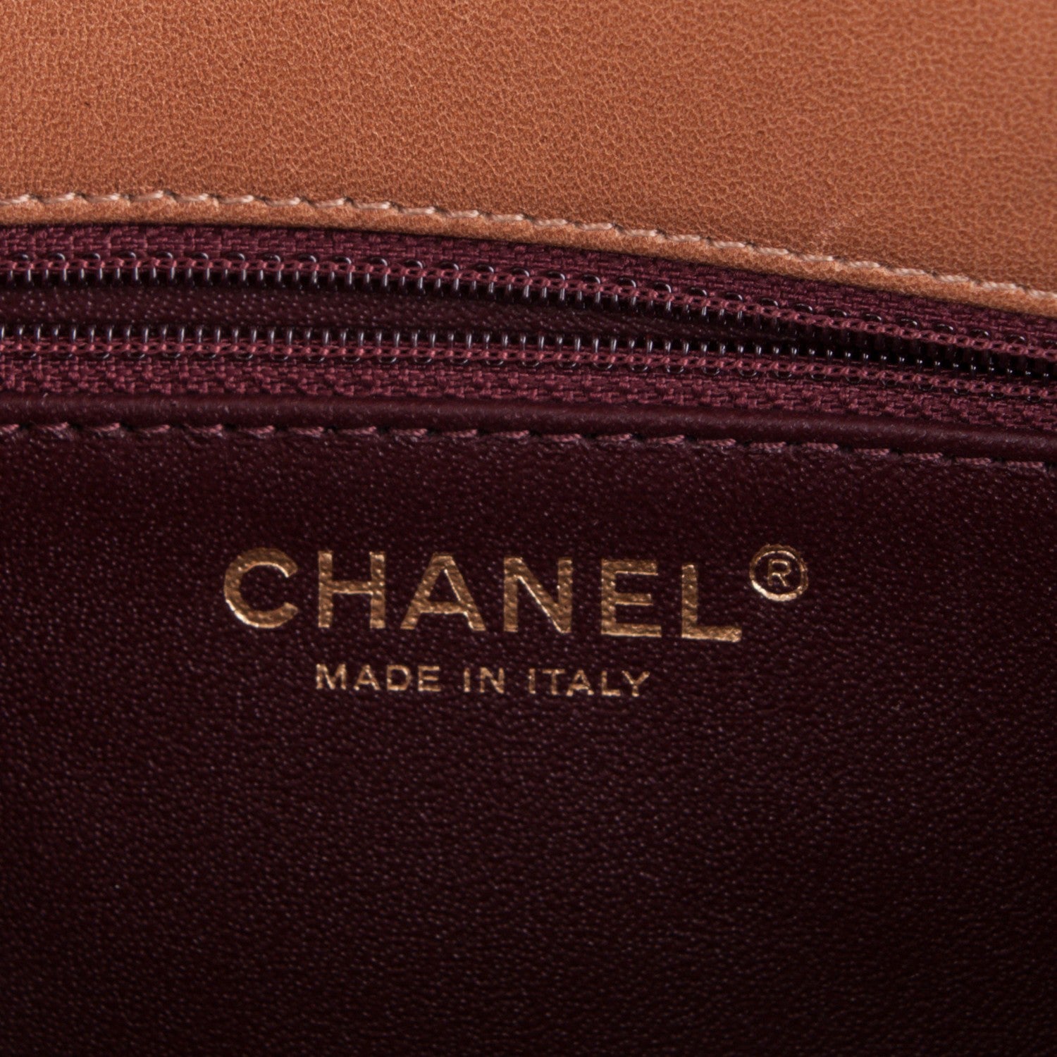 Chanel Lambskin Quilted Medium Single Flap Beige 6 of 7