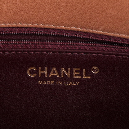Chanel Lambskin Quilted Medium Single Flap Beige 6 of 7