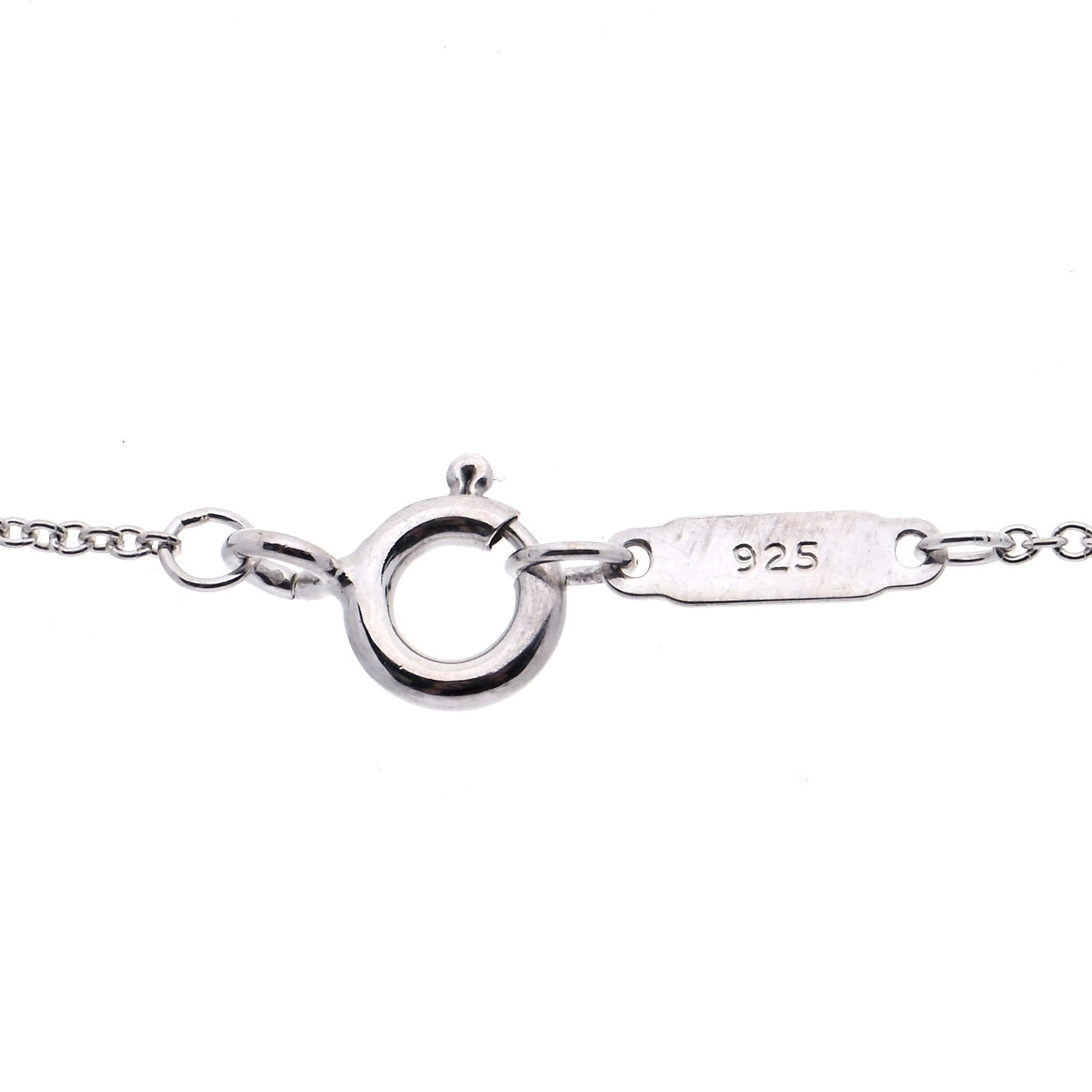 Tiffany Sterling Silver Snowflake Charm Pendant Necklace 5 of 7