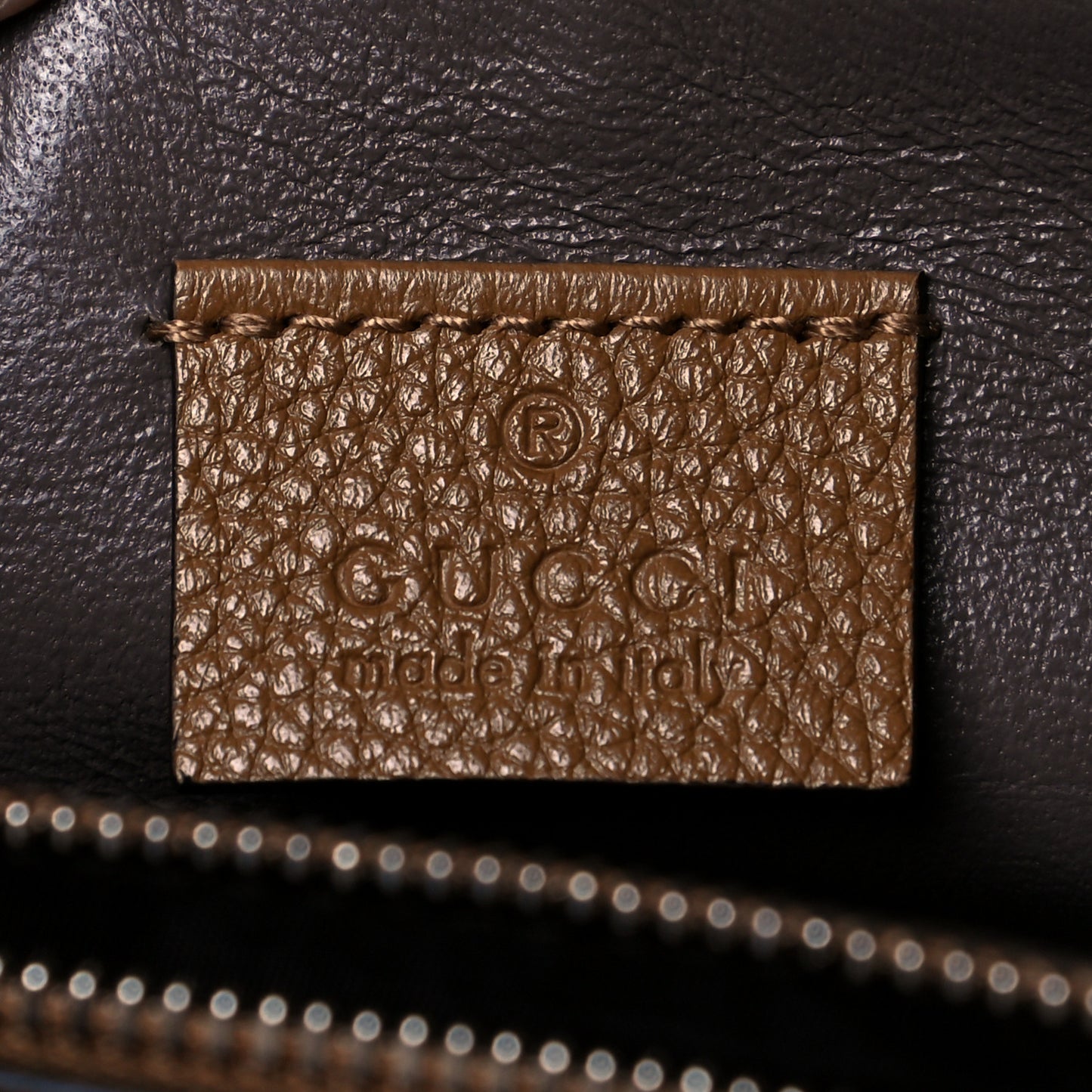Grainy Calfskin Medium Zumi Top Handle Bag Friky Taupe