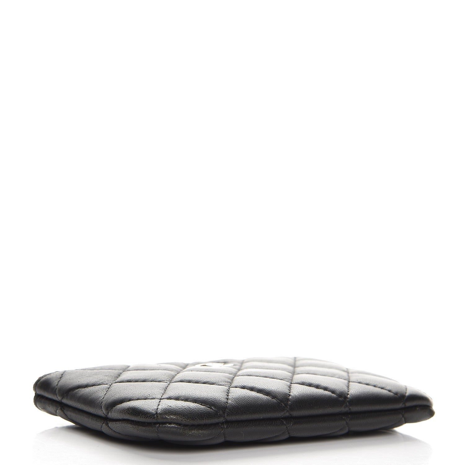 Chanel Lambskin Quilted Small Cosmetic Case Black 4 of 10