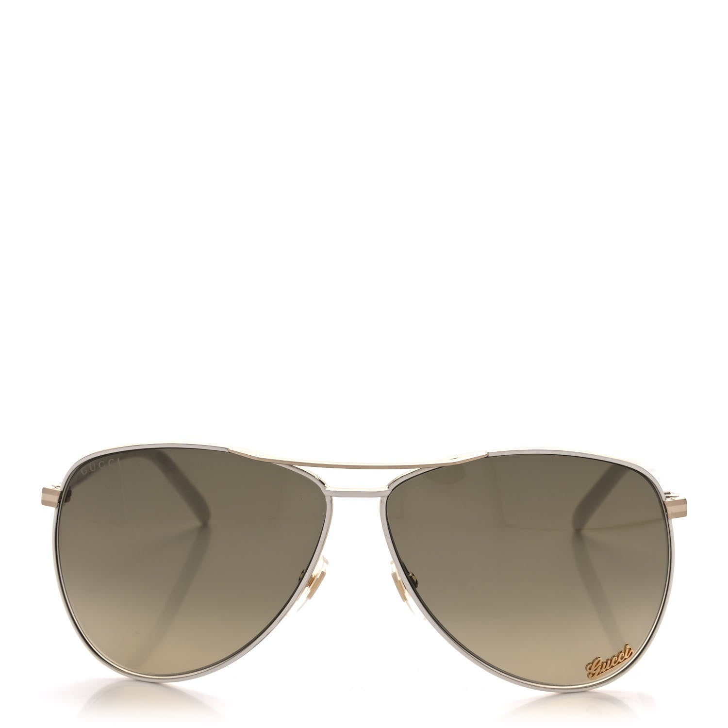 Gucci Aviator Sunglasses GG0502S White 2 of 10