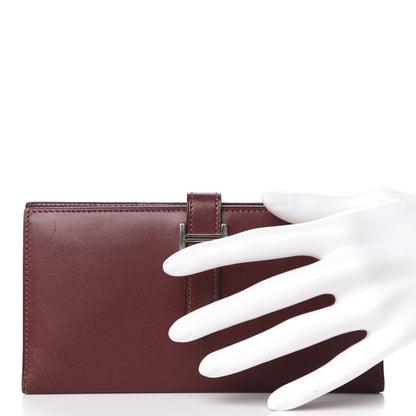 Hermes Box Bearn Wallet Rouge H 2 of 8