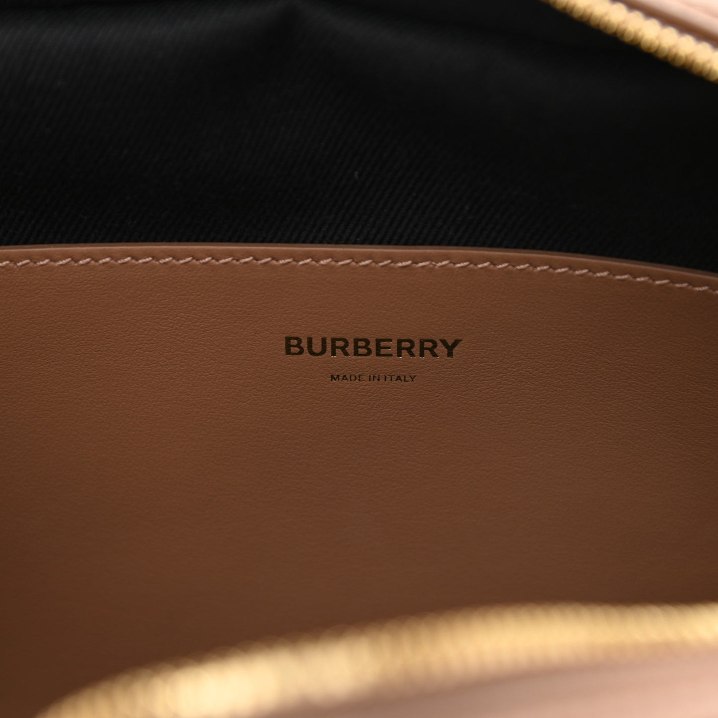 Calfskin Stingray Print Cube Bumbag Light Sand