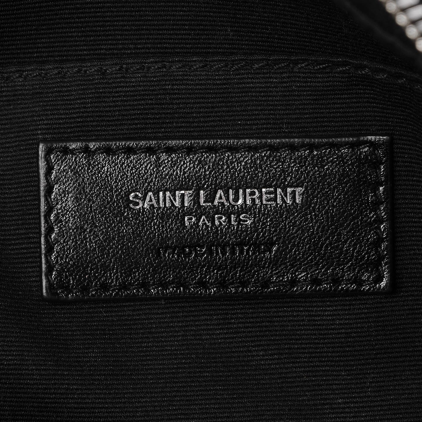 Lambskin Monogram Small Lou Camera Bag Black