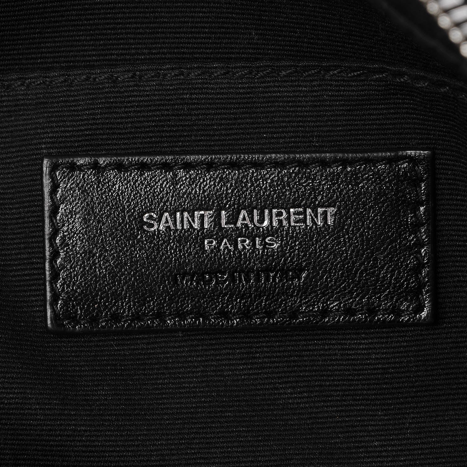 Saint Laurent Lambskin Monogram Small Lou Camera Bag Black 6 of 7