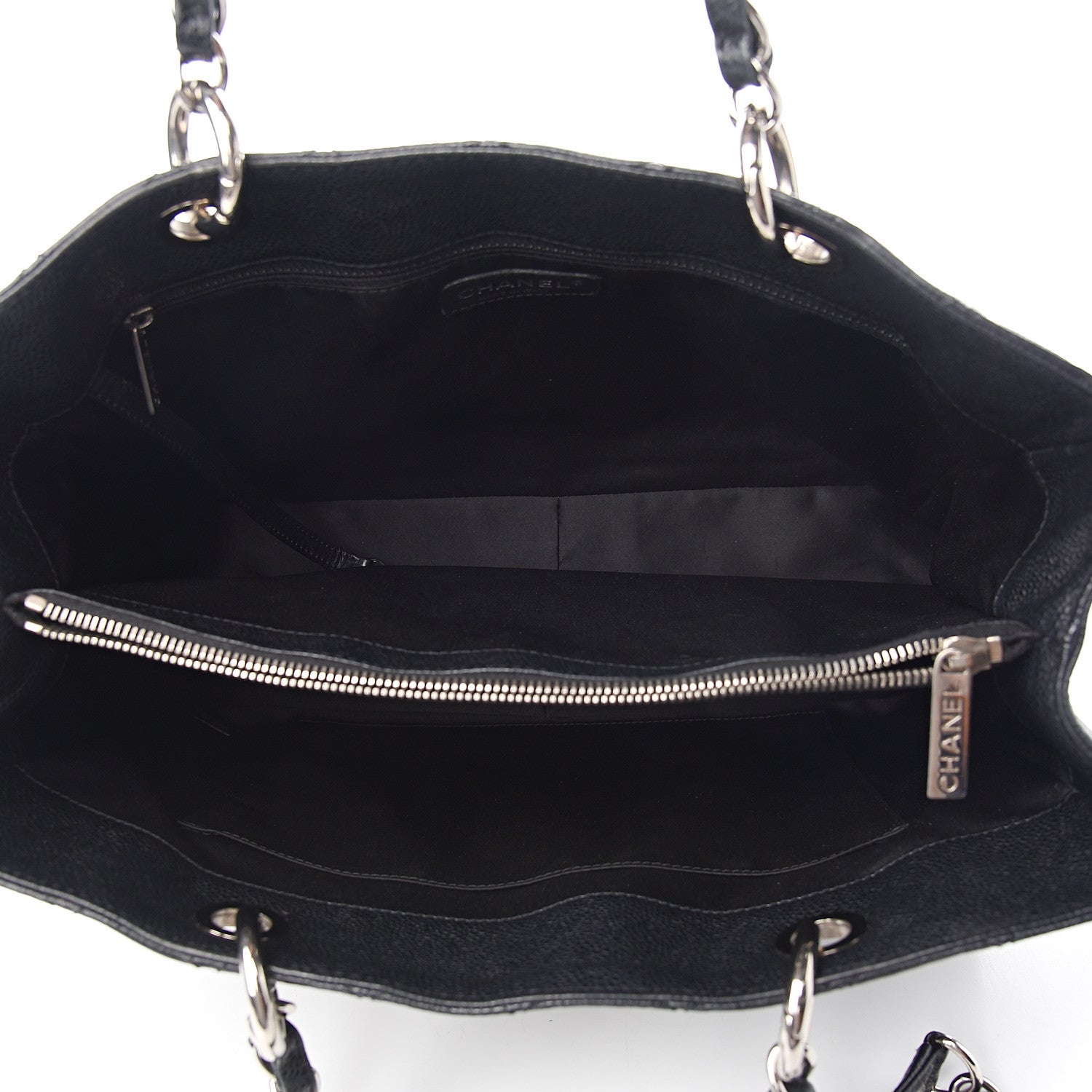 Chanel Caviar Quilted Grand Shopping Tote GST Black 4 of 8