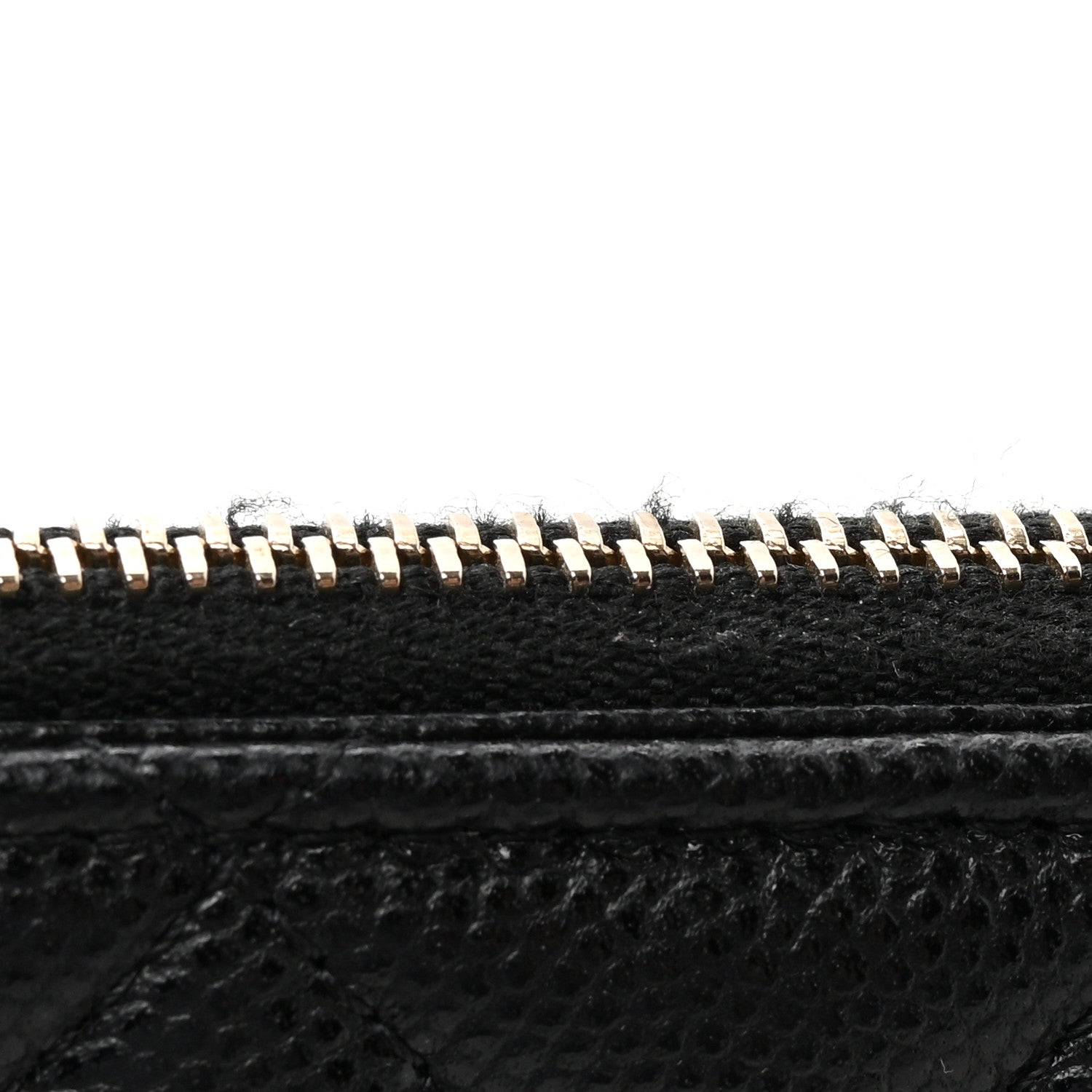 Chanel Caviar Quilted Flap Zip Card Holder Black 8 of 9