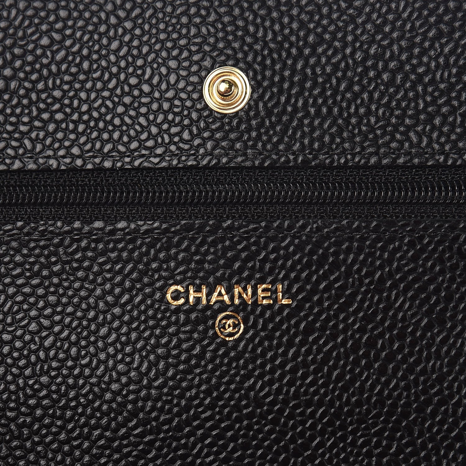 Chanel Caviar Quilted Wallet On Chain WOC Black 6 of 11
