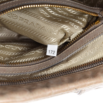 Prada Vitello Shine Bauletto Cammeo 9 of 10