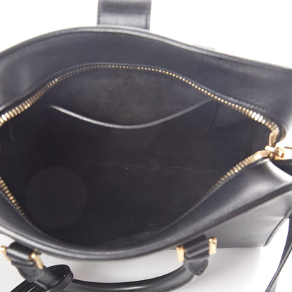 Saint Laurent Calfskin Monogram Baby Cabas Black 5 of 9