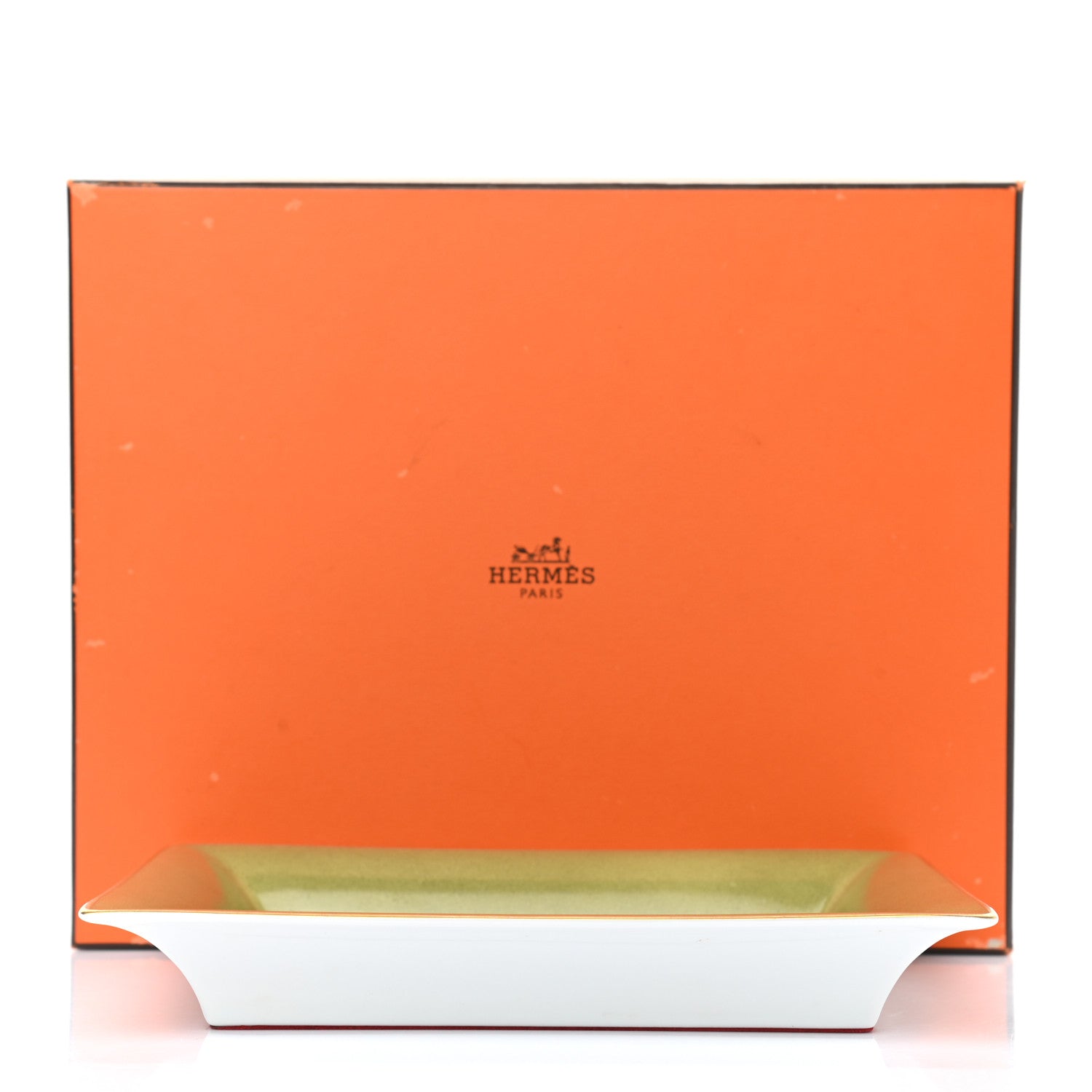 Hermes Porcelain Vide Poches Change Tray Cerise 6 of 6