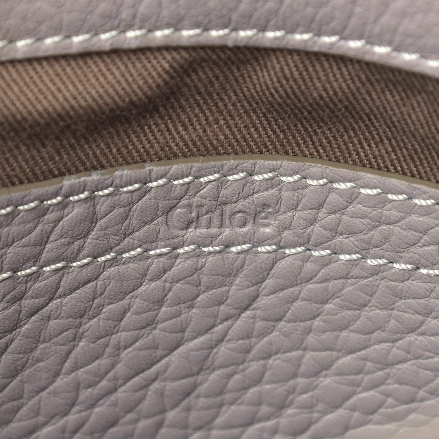 Calfskin Mini Marcie Round Crossbody Bag Cashmere Grey