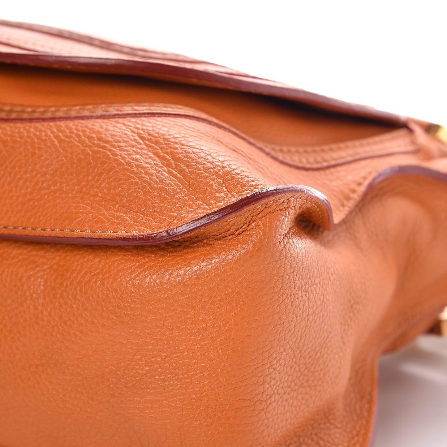 Calfskin Small Marcie Satchel Maple Leaf