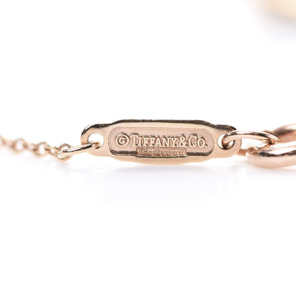 Tiffany 18K Yellow Gold Diamond Heart Lock Pendant Necklace 5 of 7