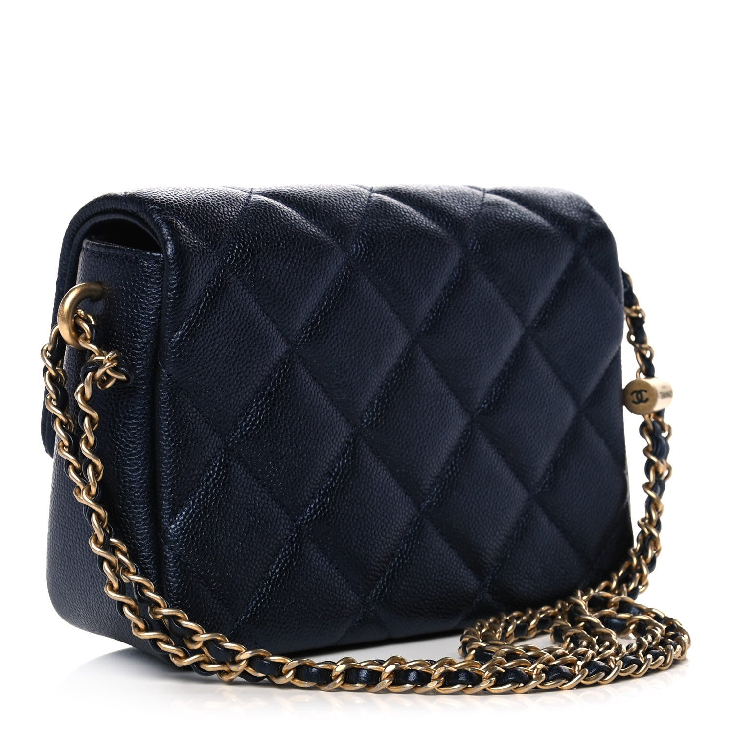 Chanel Iridescent Caviar Quilted Mini My Perfect Flap Black 2 of 10