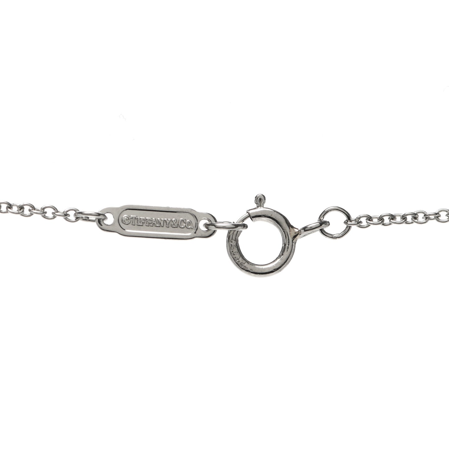 Platinum Diamond Small Paper Flowers Pendant Necklace