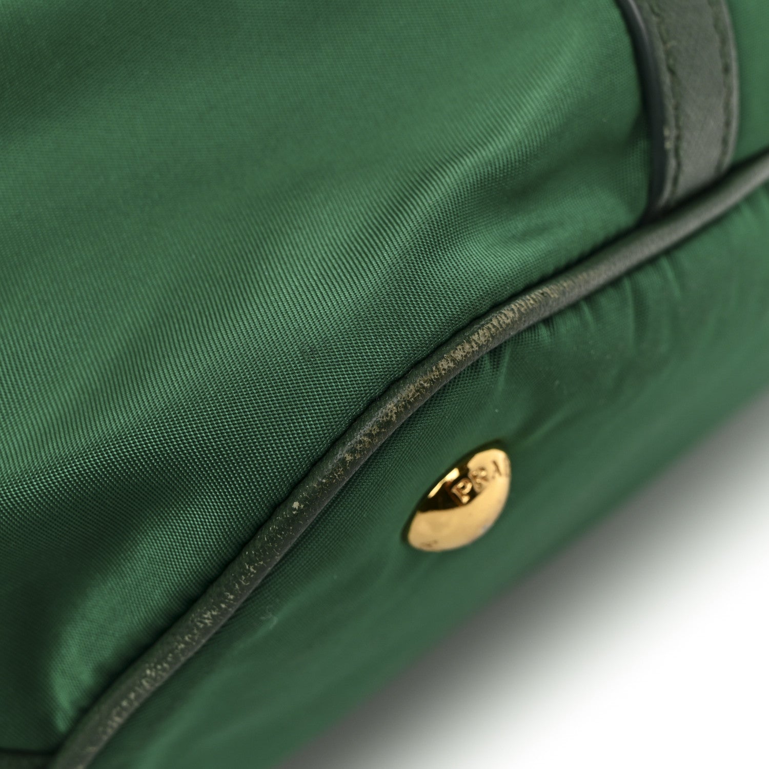Prada Tessuto Nylon Saffiano Tote Oleandro 16 of 16