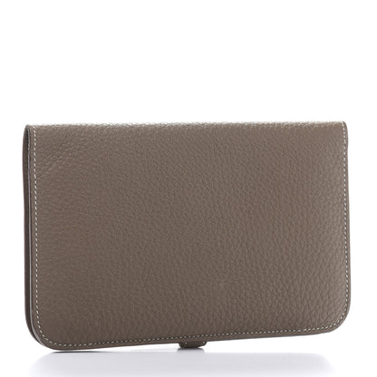 Hermes Togo Dogon Duo Wallet Etoupe 3 of 13