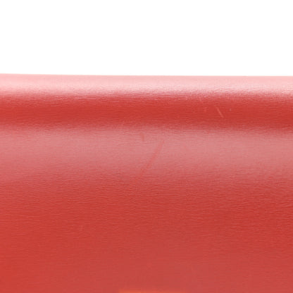 Celine Box Calfskin Medium Classic Box Flap Bag Red 14 of 16