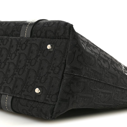 Christian Dior Monogram Vintage Flowers Dome Bag Black 10 of 14