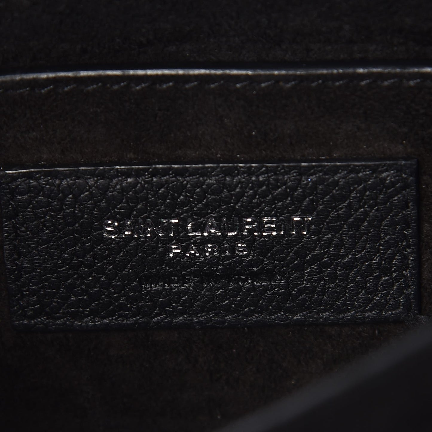 Grained Calfskin Small Monogram Sunset Black