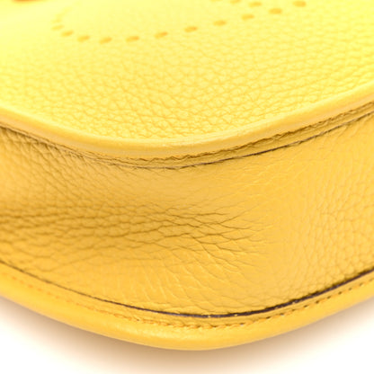 Hermes Taurillon Clemence Evelyne TPM Jaune Ambre 9 of 10