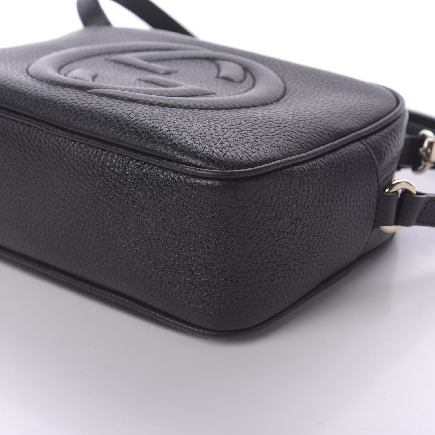 Gucci Pebbled Calfskin Small Soho Disco Bag Black 6 of 9