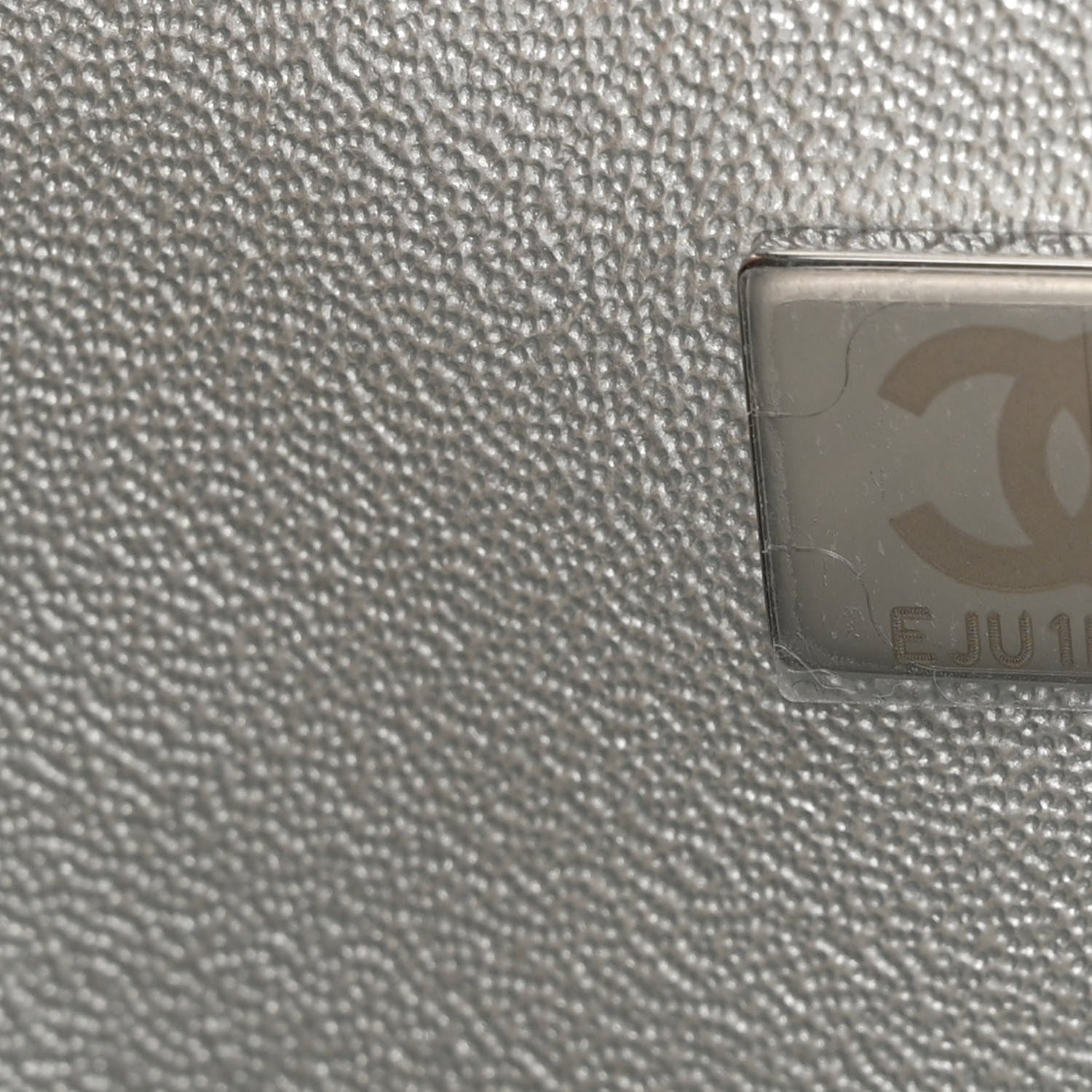 Chanel Metallic Lambskin Quilted Mini Rectangular Flap Silver 7 of 10