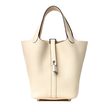 Hermes Taurillon Clemence Picotin Lock 18 PM Nata 1 of 9
