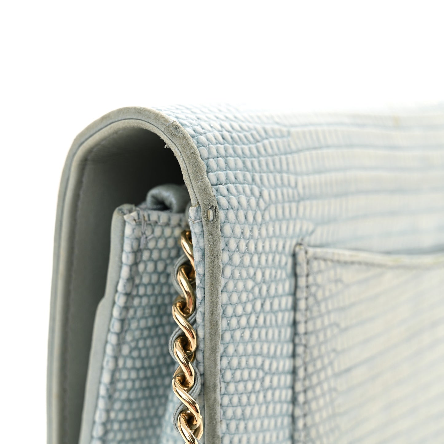 Lizard Wallet on Chain WOC Light Grey