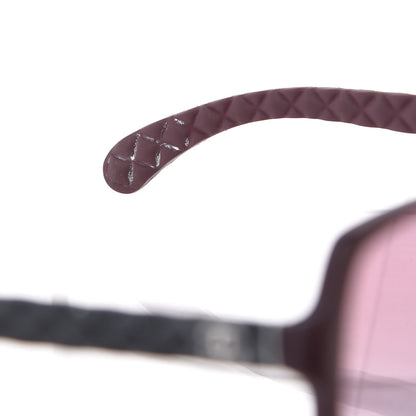 Chanel Lambskin Square Chain Sunglasses 5289-Q Red 7 of 10