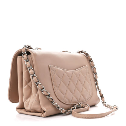 Chanel Calfskin Small Tramezzo Flap Beige 3 of 15