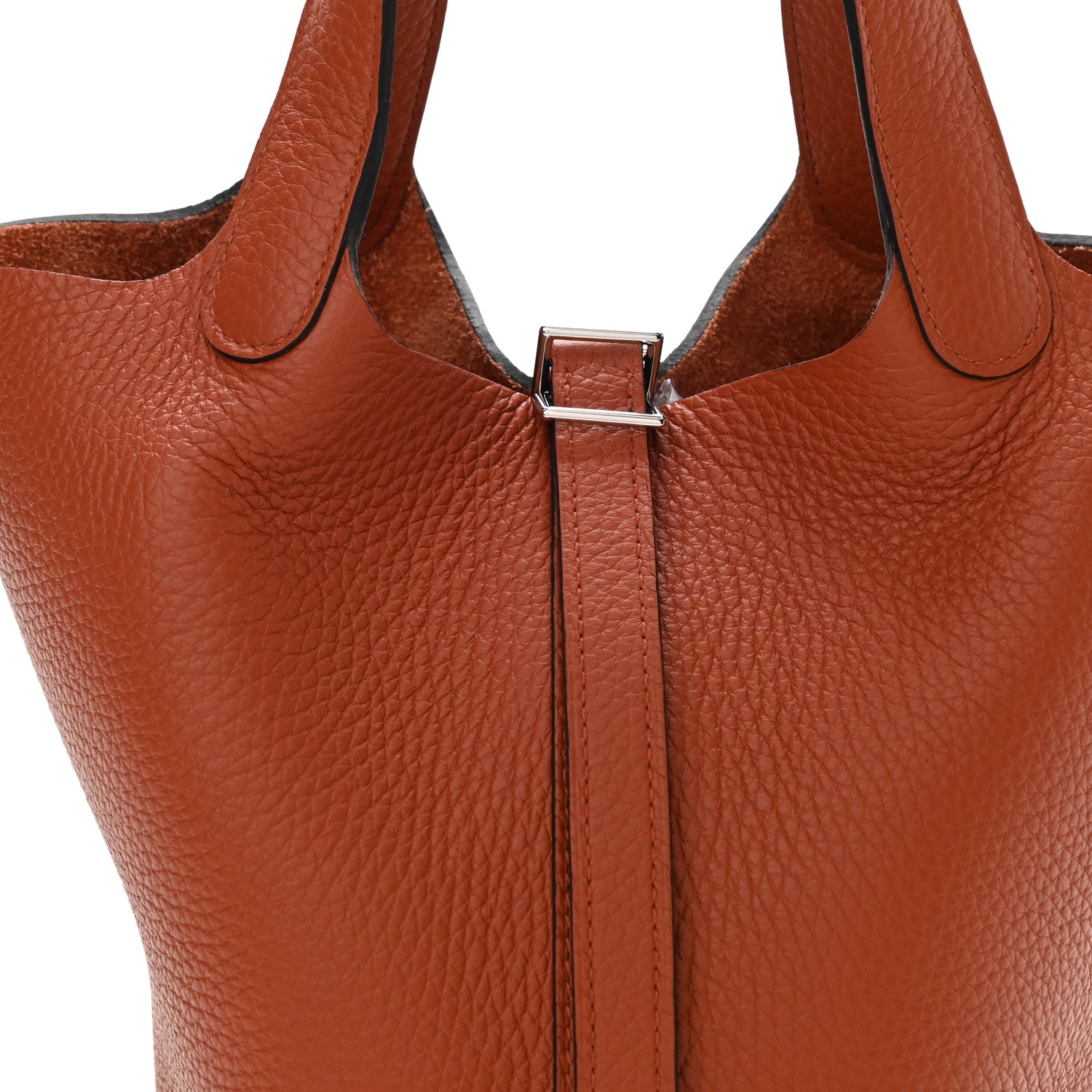Hermes Taurillon Clemence Picotin Lock 18 PM Cuivre 7 of 10