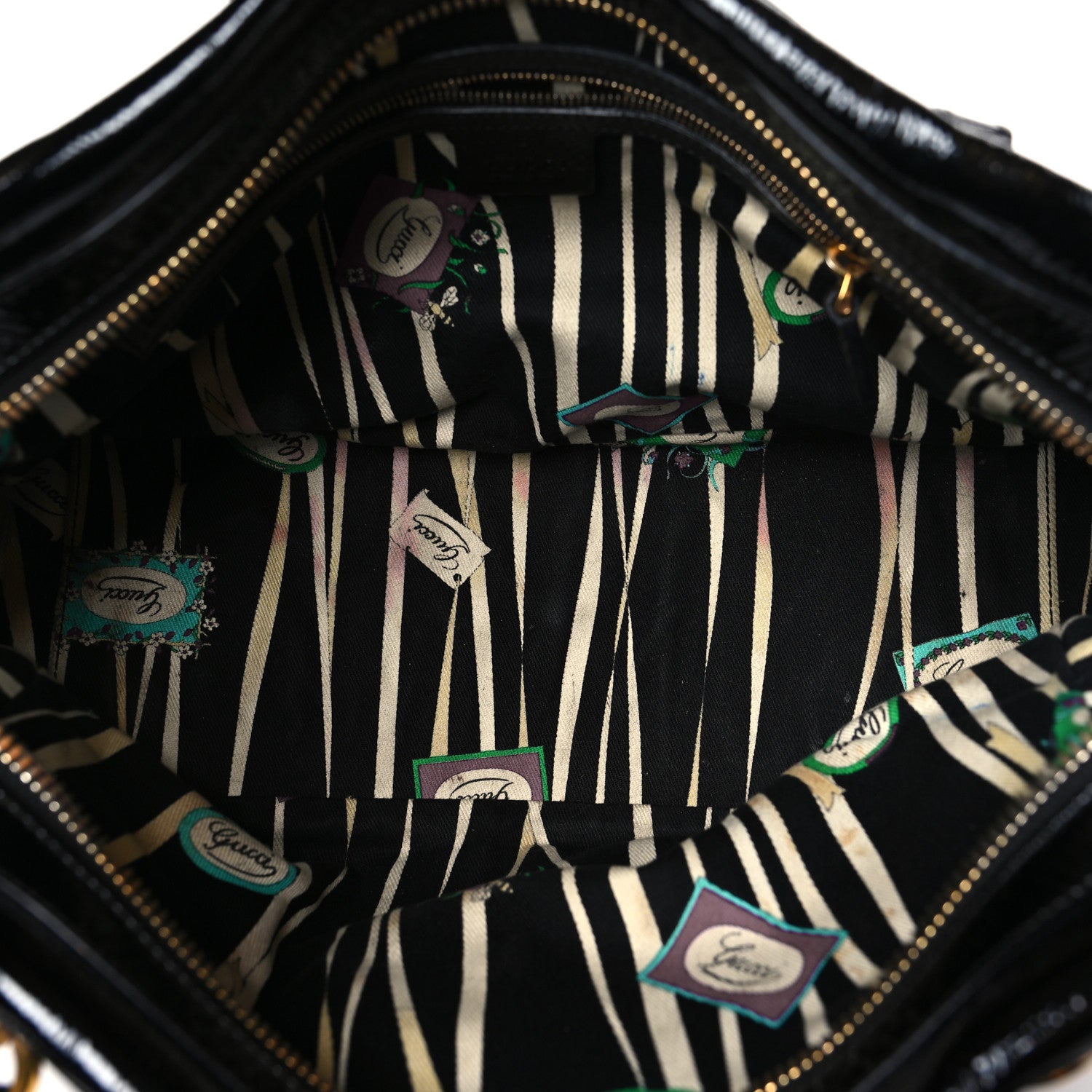 Gucci Patent Wave Boston Black 6 of 12
