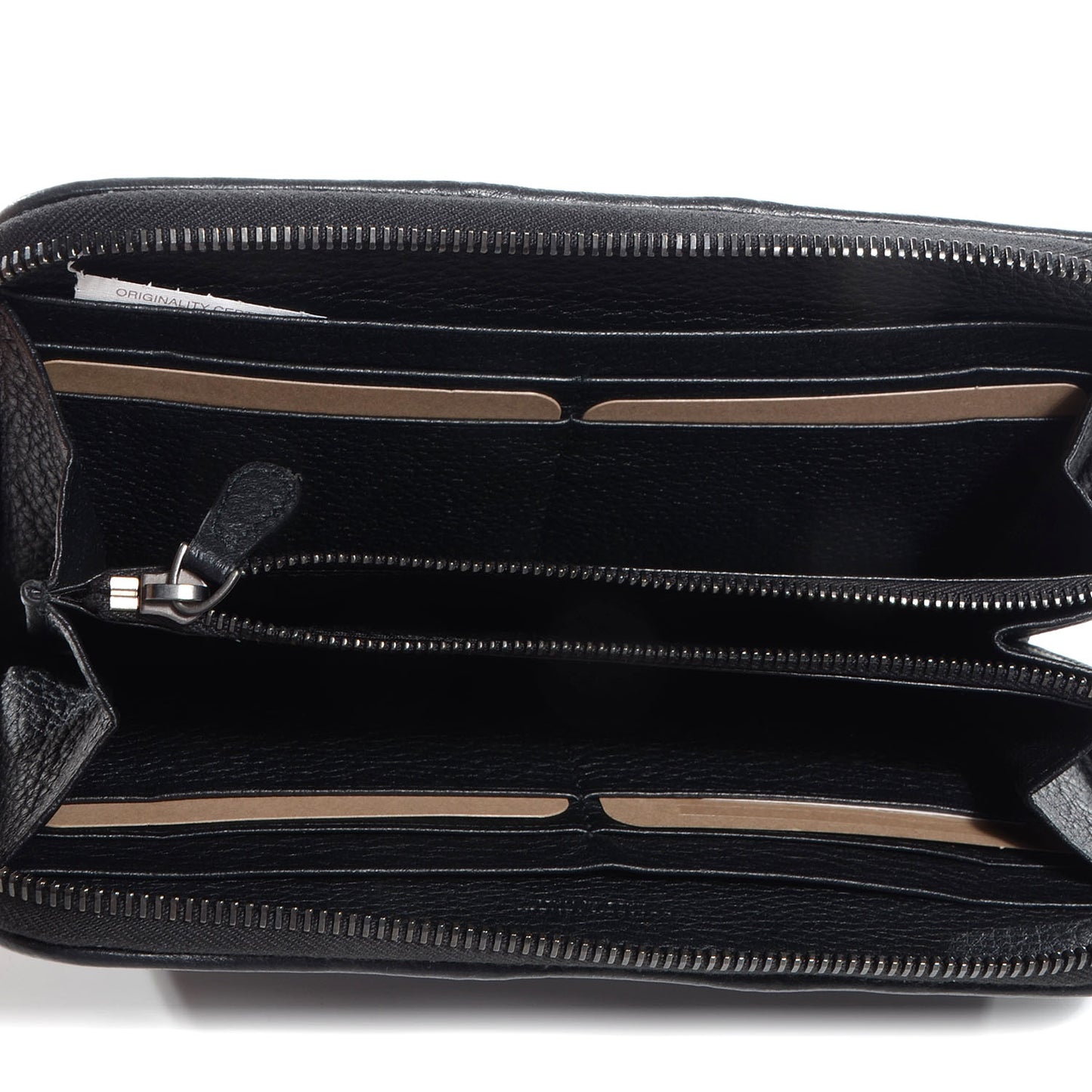 Vivo Cervo Intreccio Zip Around Wallet Nero Black