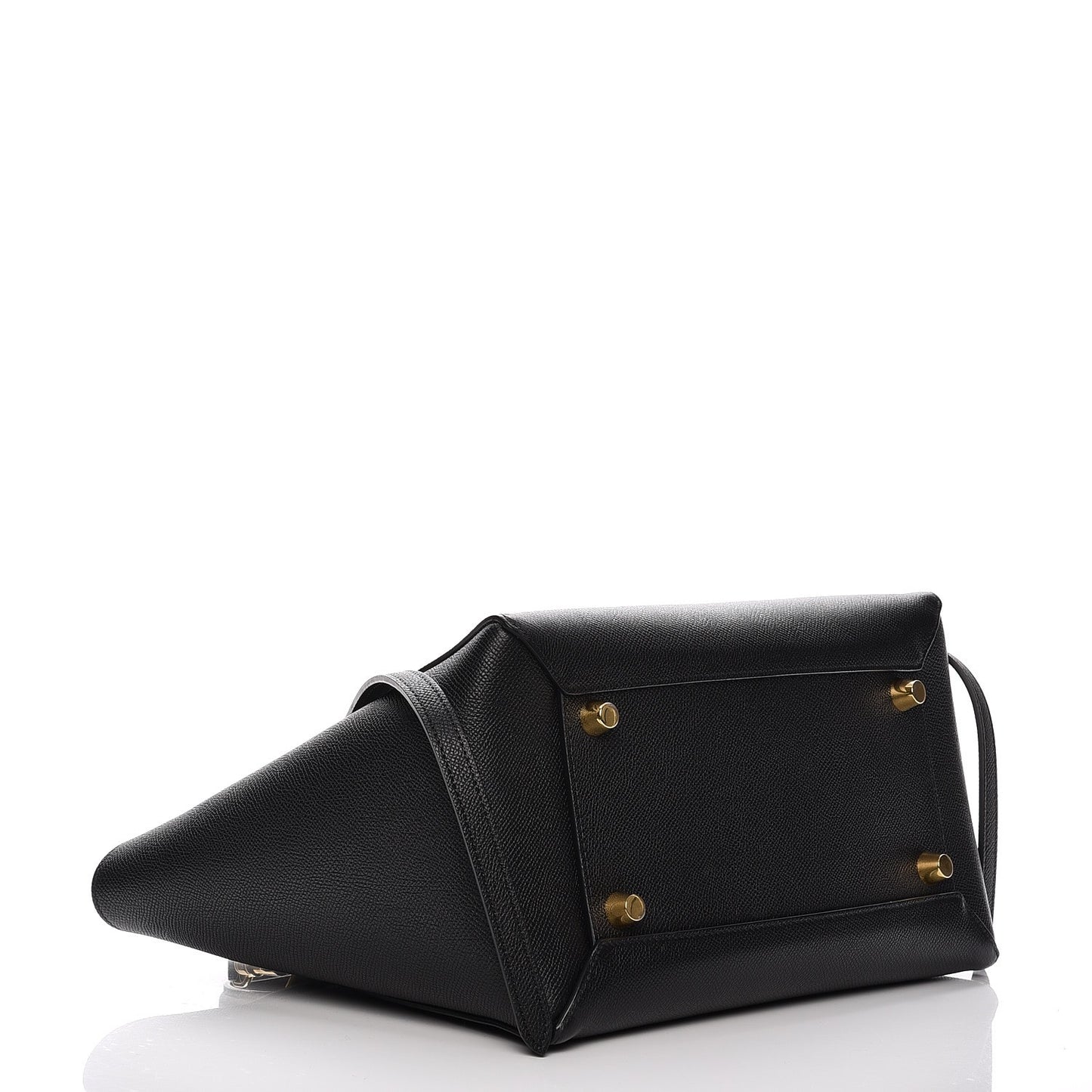 Grained Calfskin Mini Belt Bag Black
