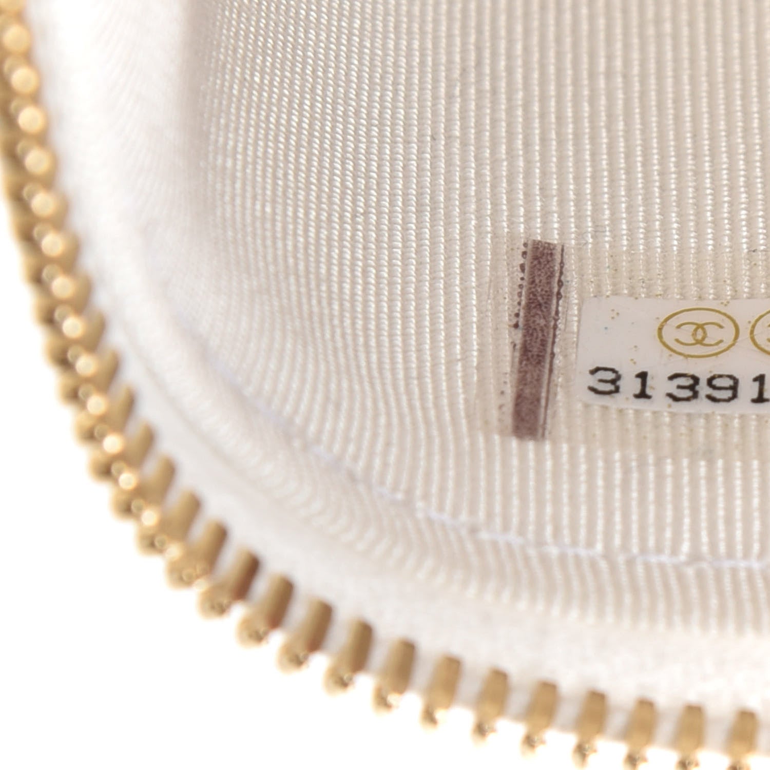 Chanel Lambskin Quilted My Chanel Lady Vanity Case With Chain White 9 of 11
