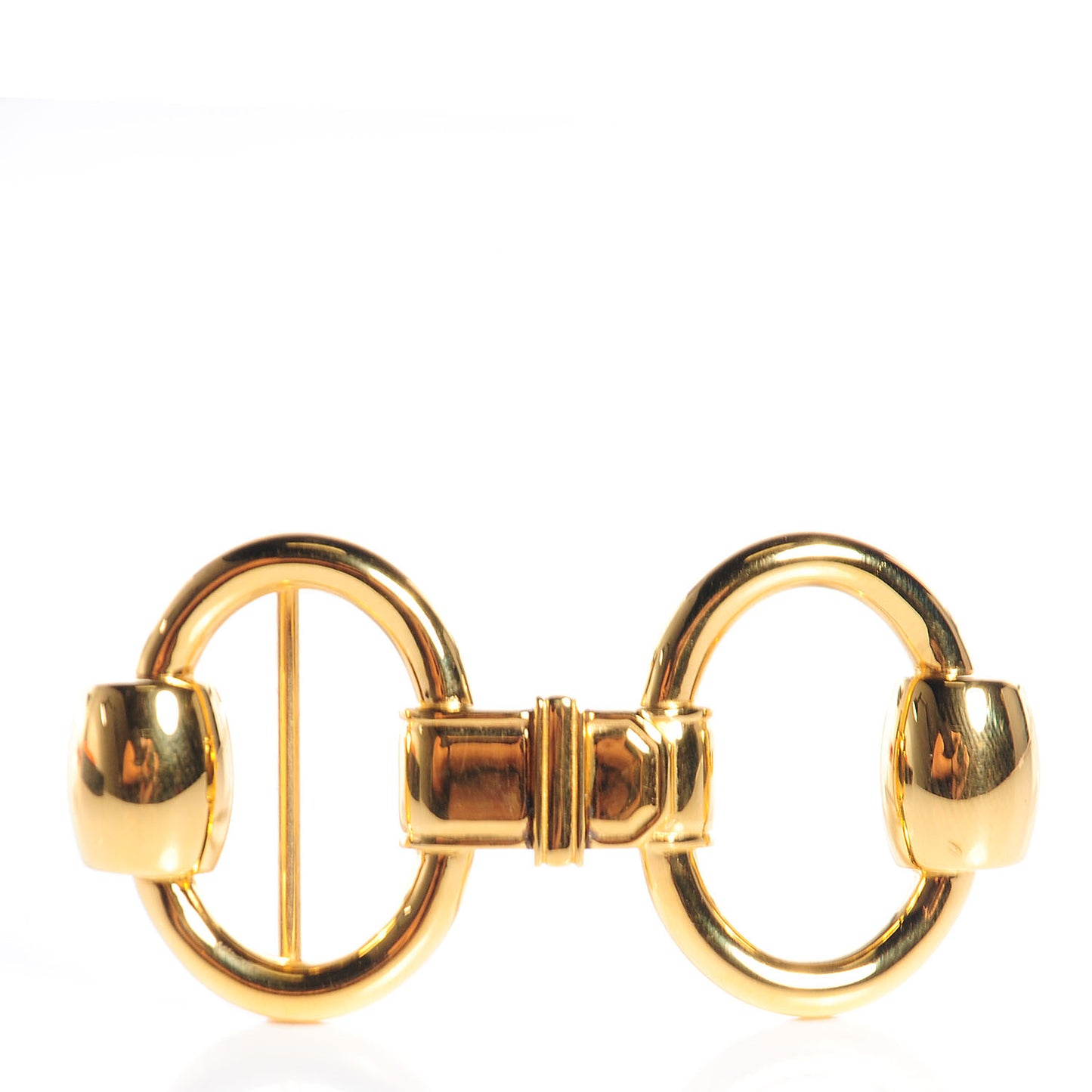 Box Courchevel Reversible Horsebit H 32mm Belt Noir Gold 85