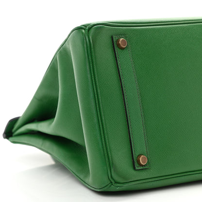 Hermes Courchevel Birkin 35 Vert Clair 10 of 11