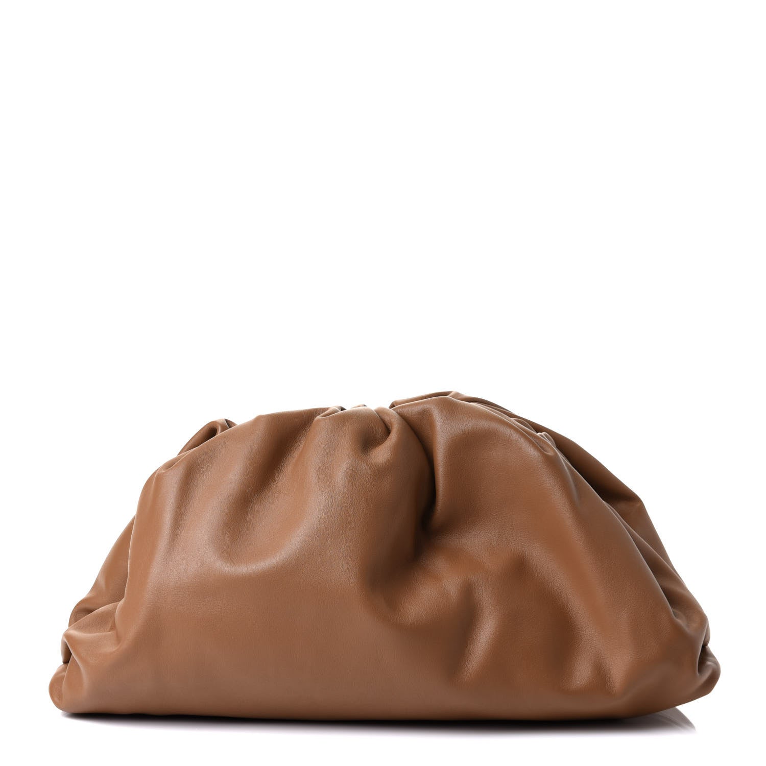Bottega Veneta Smooth Butter Calf The Pouch Oversized Clutch Cammello 1 of 11