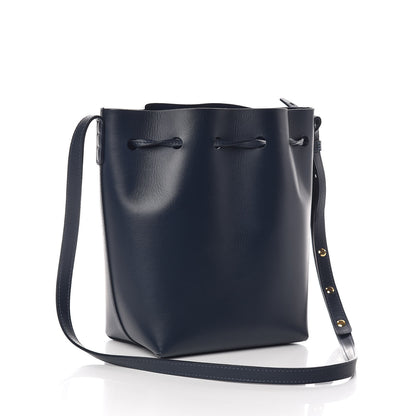 Mansur Gavriel Calfskin Mini Bucket Bag Blu 3 of 10