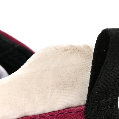 Chanel Mesh Suede Calfskin Womens CC Sneakers 37 White Dark Pink Grey 13 of 14