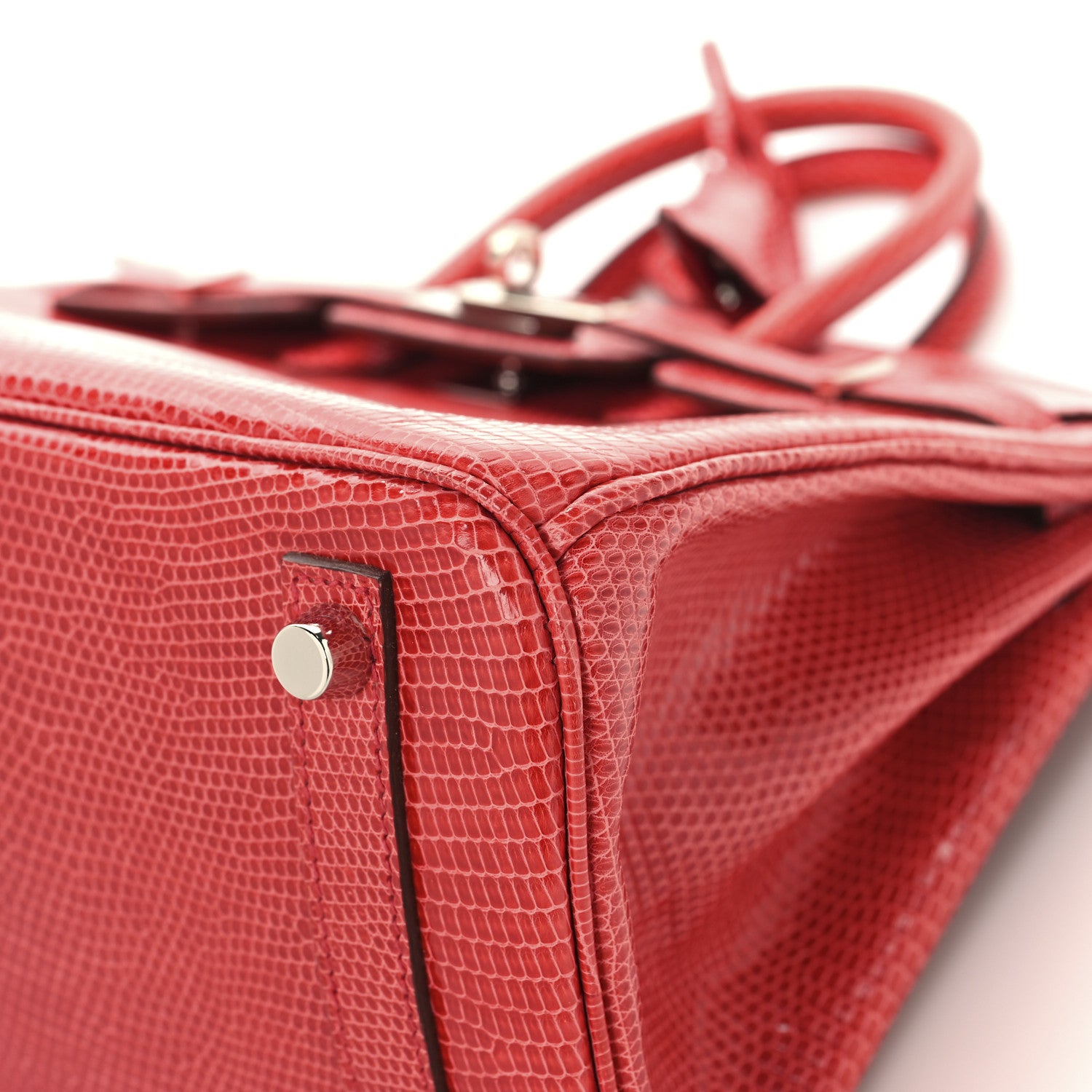 Hermes Lizard Birkin 25 Bougainvillea 10 of 13